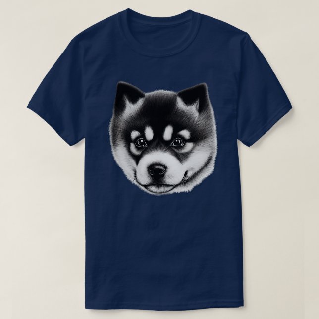 Akita Inu Puppy T-Shirt (Design vorne)