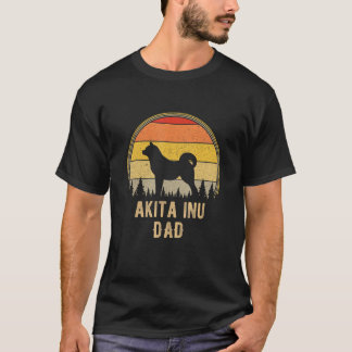 Akita Inu Vater Dog Akita Inu Vater Eigentümer T-Shirt