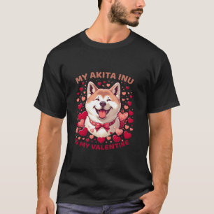 Akita Inu Zuneigung feiert Liebe mit Loyalty Fu T-Shirt