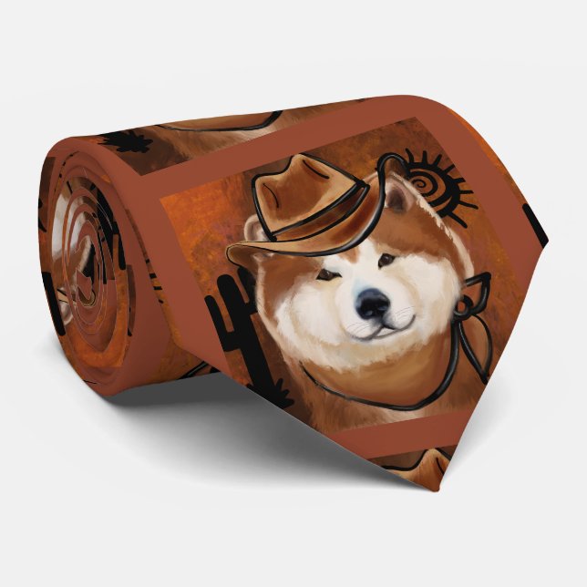 AKITA KRAWATTE (Gerollt)