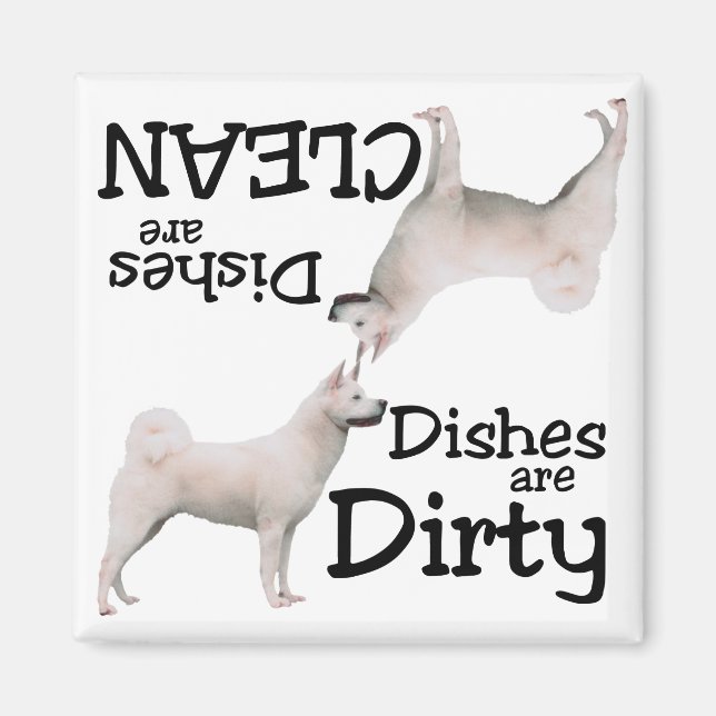 Akita Lovers lave-vaisselle Magnet (Devant)