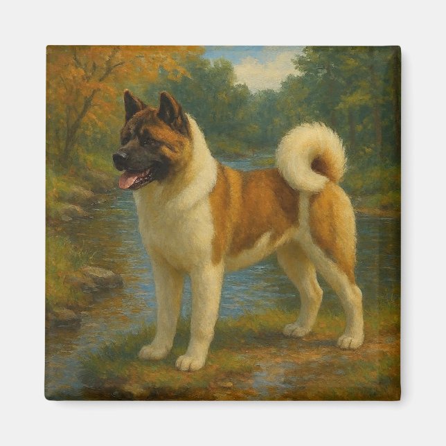 Akita Magnet (Vorne)