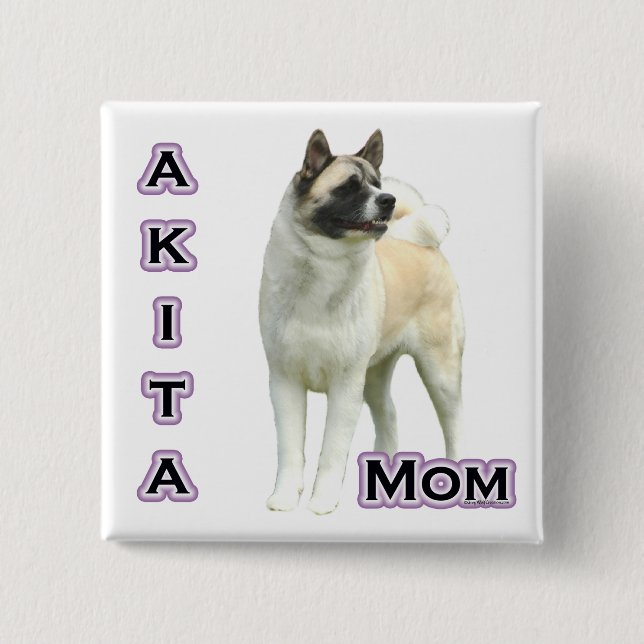 Akita Mama 4 - Schaltfläche Button (Vorderseite)