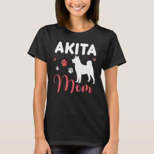 Akita Mama Hund Mama American Akita Inu T-Shirt
