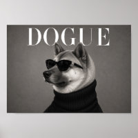 Akita Mode Hund Kunst Druck