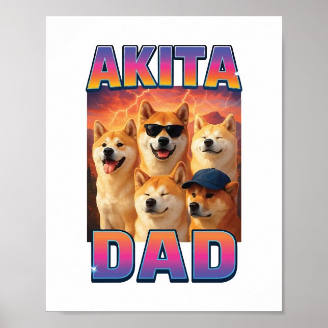 Akita Poster (Vorne)