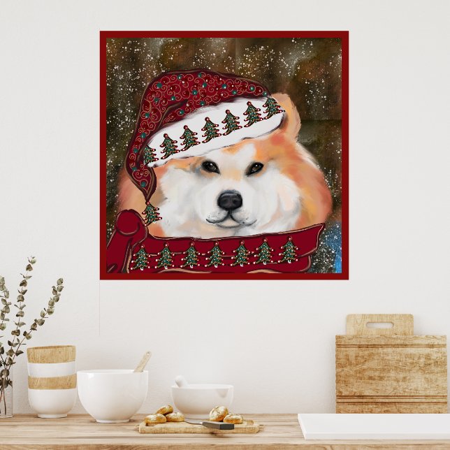 Akita Poster (Küche)