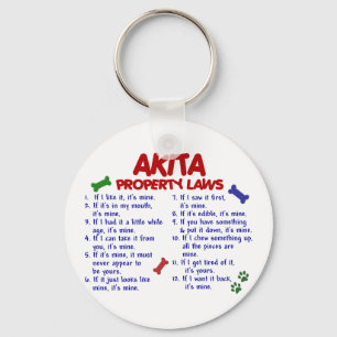 AKITA Property Laws 2 Schlüsselanhänger