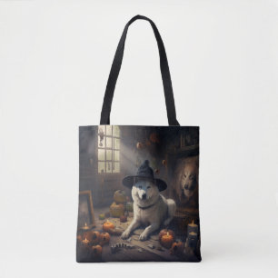 Akita Pumpkins Halloween Beängstigend Tasche