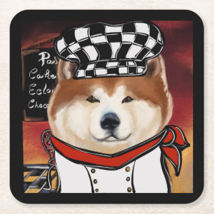 AKITA RECHTECKIGER PAPPUNTERSETZER