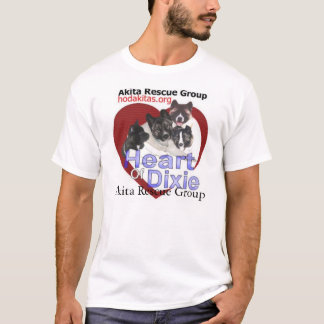 Akita-Rettung - Herz von Dixie T-Shirt