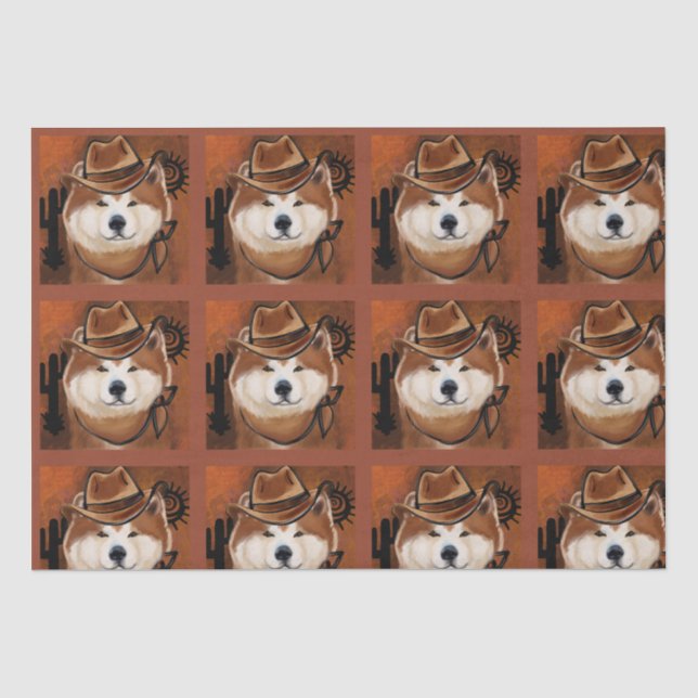 AKITA SEIDENPAPIER (Vorderseite)