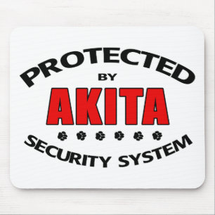 Akita-Sicherheitssystem Mousepad