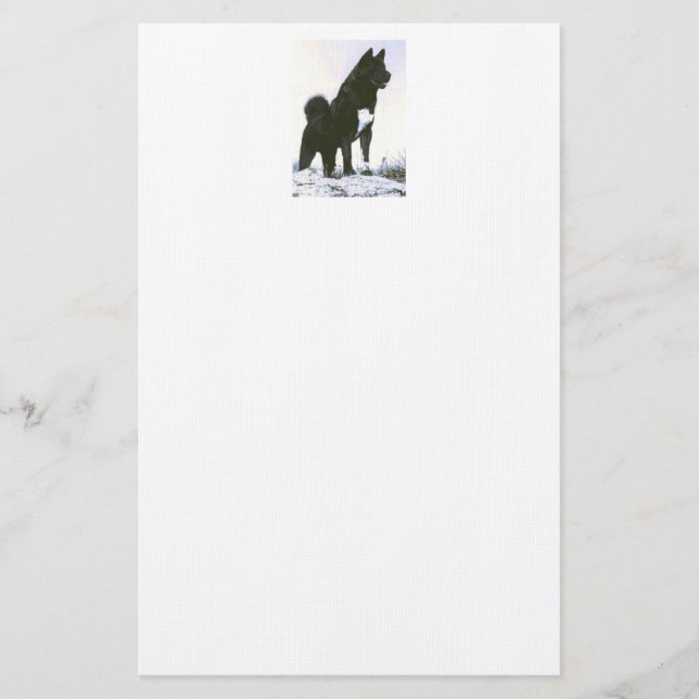 Akita stationär briefpapier (Vorderseite)