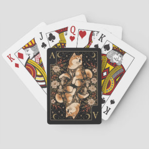 Akita, Sternen-Tarot-Kunst Spielkarten