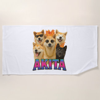 Akita  strandtuch