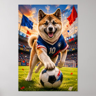 Akita-Tor-Maschine Poster