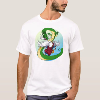 Akita u. Drache T-Shirt
