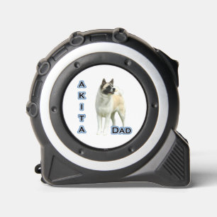 Akita Vater 4 - Aufkleber Maßband