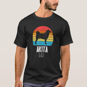 Akita Vater Retro Vintag T-Shirt