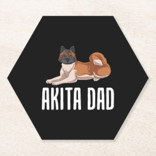Akita Vater Untersetzer