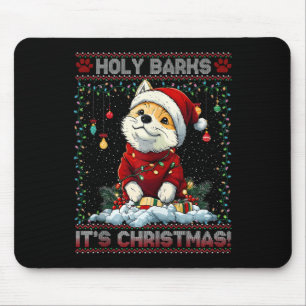 Akita Weihnachtsbaum Lichter Dekorationen Hund Lov Mousepad