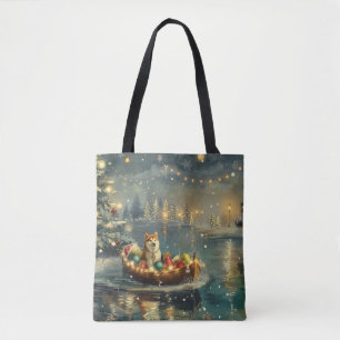 Akita Weihnachtsfestreise Tasche