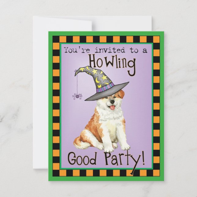 Akita Witch Einladung (Vorderseite)