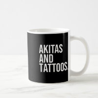Akitas und Tattoos Akita Besitzer Hundepflaster, i