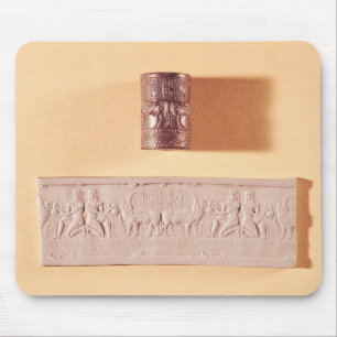 Akkadian Zylinder-Siegel und -eindruck Mousepad