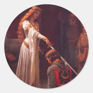 Akkolade - Der Ritter Runder Aufkleber