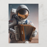 Akkordeon beim Astronauten