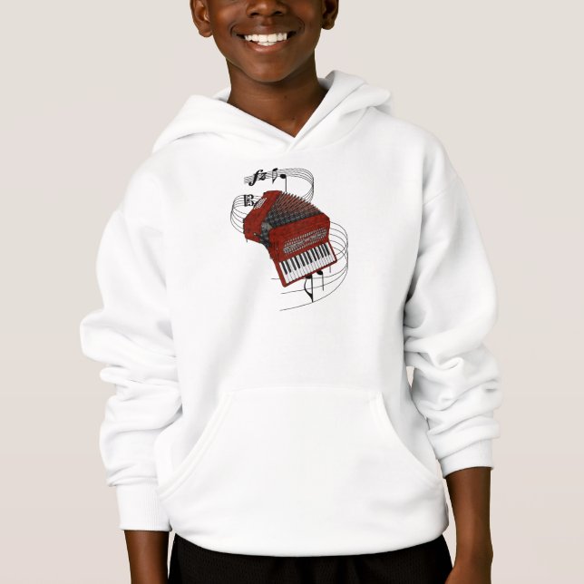 Akkordeon Hoodie (Vorderseite)