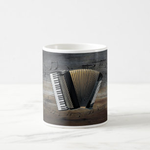 Akkordeon ~ musikalische Skala ~ Barnwood Kaffeetasse