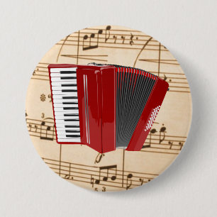 Akkordeon: Red Accordion Button