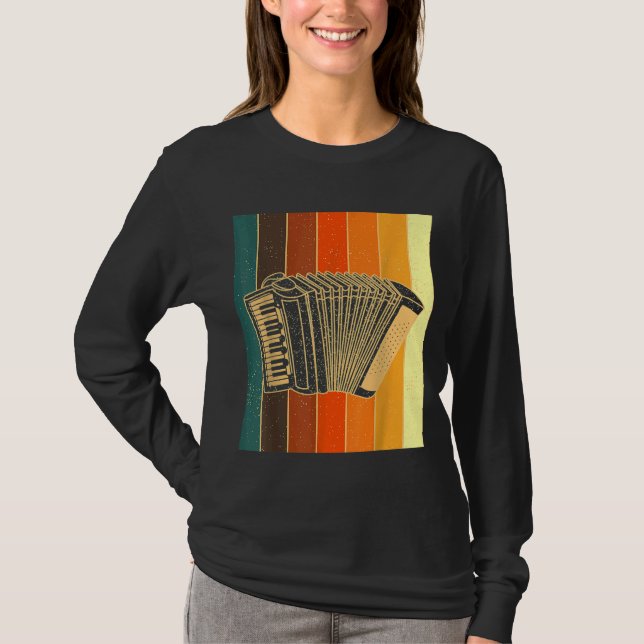 Akkordeon Steirische Akkordeon Retro Steirische Ha T-Shirt (Vorderseite)