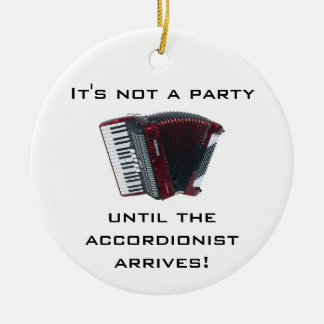 AKKORDEON Weihnachtsverzierung Keramikornament