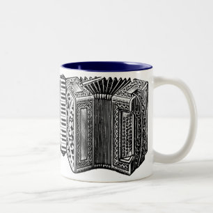 Akkordeon Zweifarbige Tasse