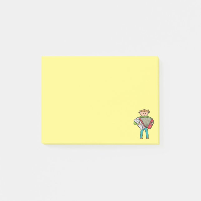 Akkordion Post-it Klebezettel (Vorderseite)