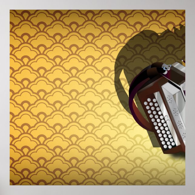 Akkordion Poster (Vorne)