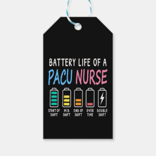 Akku-Lebensdauer eines PACU-Krankenpflegers humorv Geschenkanhänger