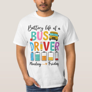 Akkubetriebsdauer eines Bustreibers T-Shirt
