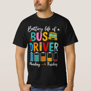 Akkubetriebsdauer eines Bustreibers T-Shirt