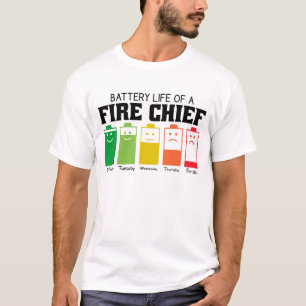 Akkubetriebsdauer eines Feuerlöschleites T-Shirt