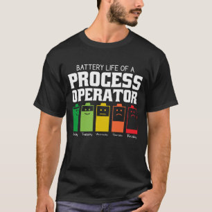 Akkubetriebsdauer eines Prozessbetreibers T-Shirt