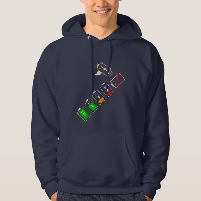 Akkubetriebsdauer - Retro Edition Hoodie (Vorderseite)