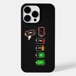 Akkubetriebsdauer - Retro Edition iPhone 14 Pro Max Hülle