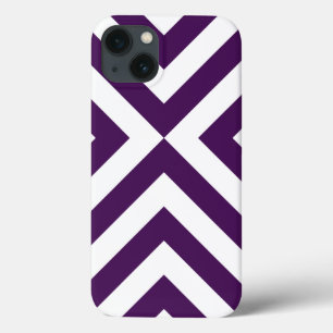 Akkugehäuse für lila und weiße Chevrons Case-Mate iPhone Hülle