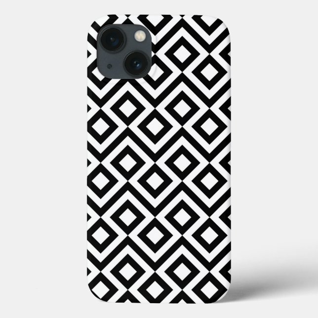 Akkugehäuse für Schwarz und Weiß Case-Mate iPhone Hülle (Rückseite)