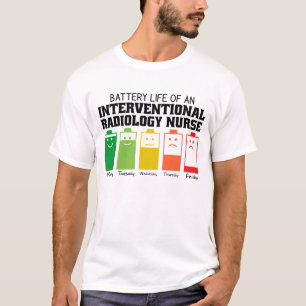Akkulaufzeit einer interventionellen Radiologie T-Shirt